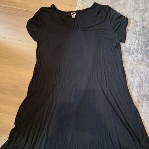 Mossimo Classic Black T- shirt DRESS